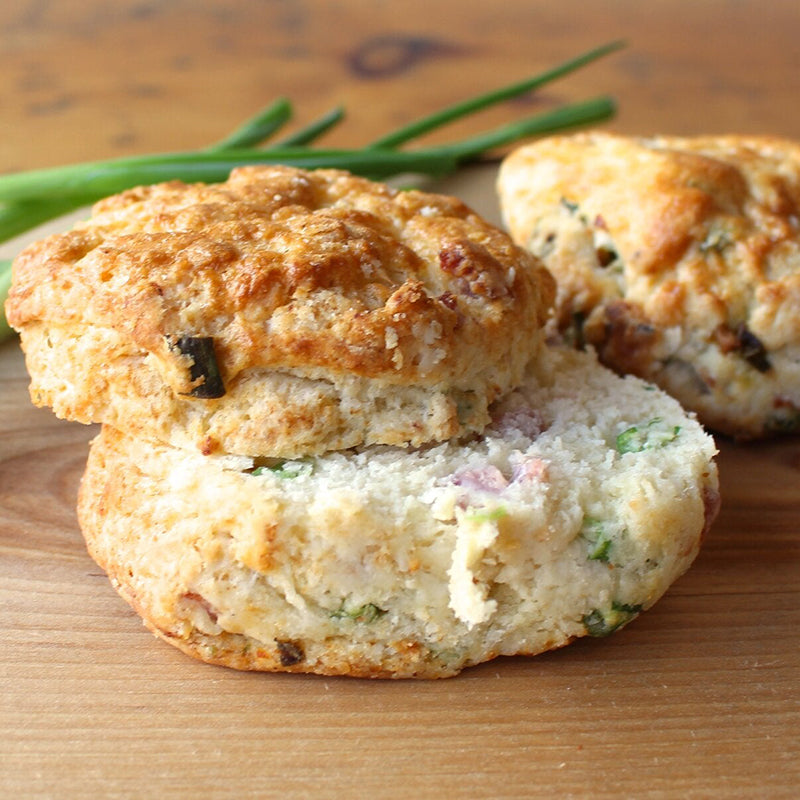 Country Ham & Spring Onion Bake-at-Home Buttermilk Biscuits